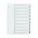 Q-Connect 1-20 Index Clear Tab White A4