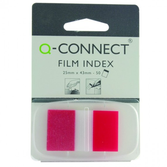 Q-Connect Red 1 inch Page Marker Pk50