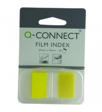 Q-Connect Yellow 1 inch Page Marker Pk50