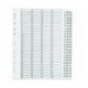 Q-Connect 1-75 Index Clear Tab White A4