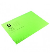 Q-Connect Sq Cut Folder 180g Green Pk100