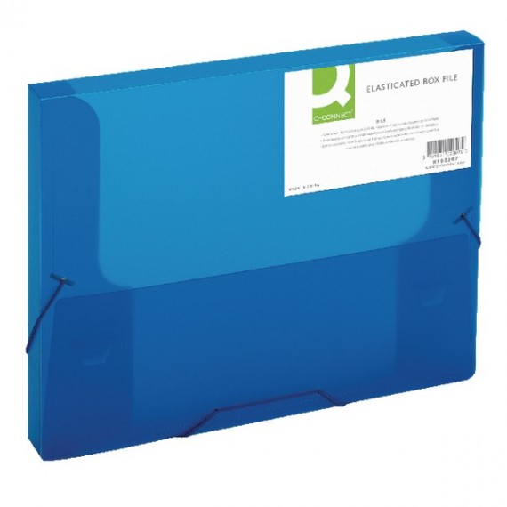 Q-Connect Elastic 25mm Folder A4 Blue