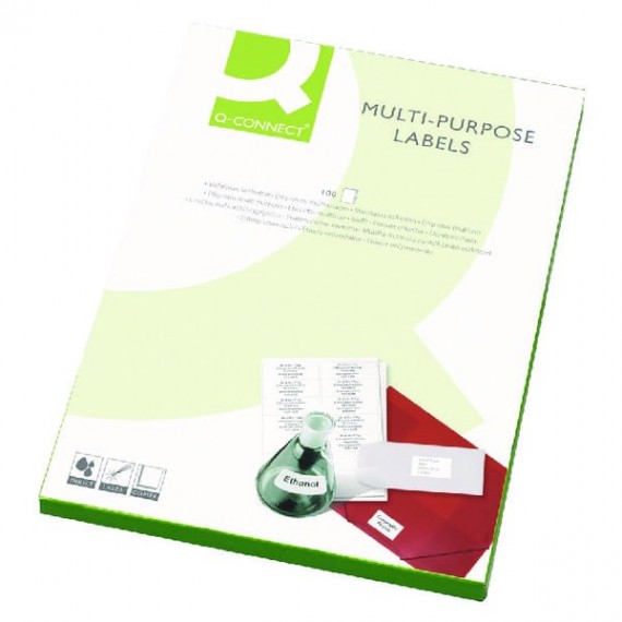 Q-Connect Multipurpose Labels Pk1400