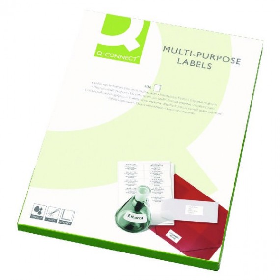 Q-Connect Full Face CD Label Pk100