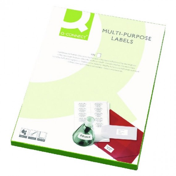 Q-Connect Multipurpose Labels Pk200