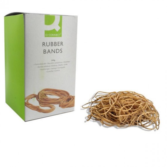 Q-Connect No.19 Rubber Bands 500gm Pack