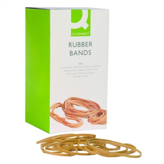 Q-Connect No.38 Rubber Bands 500g Pack