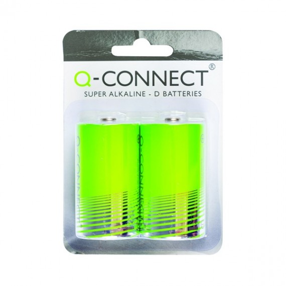 Q-Connect Size D Batteries Pk2