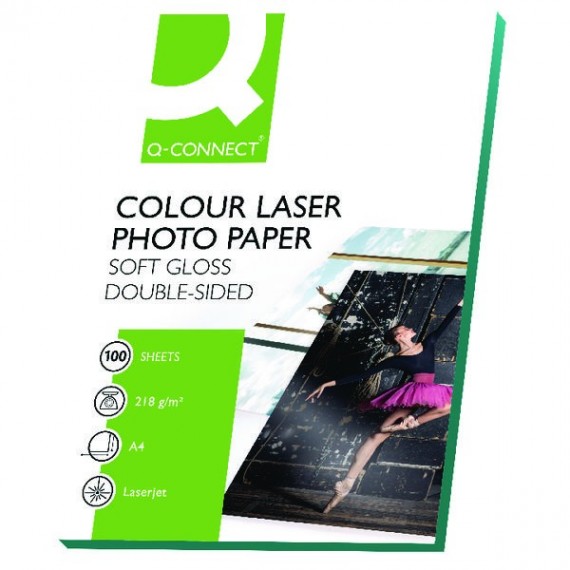 Q-Connect A4 Semi-Gloss Laser Paper