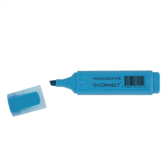 Q-Connect Blue Highlighter Pen Pk10