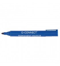 Q-Connect Bullet Perm Marker Blue Pk10