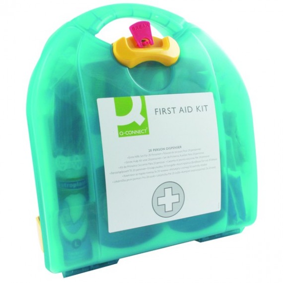 Q-Connect 20 Per WallMount First Aid Kit