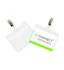 Q-Connect Visitor Badge 60x90mm Pk25