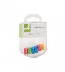 Q-Connect 24mm Assorted Magnet Pk60