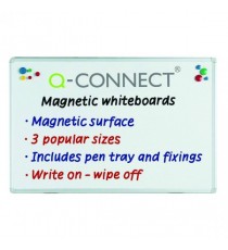 Q-Connect 1800x1200mm Magn Drywipe Board