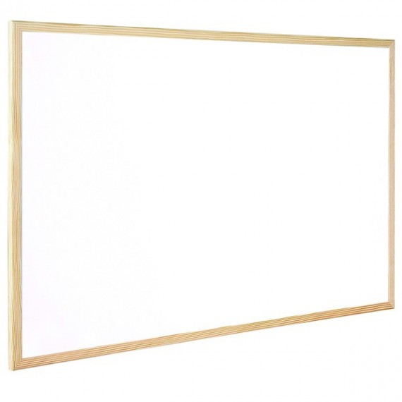 Q-Connect 900x600mm Whiteboard Wood F