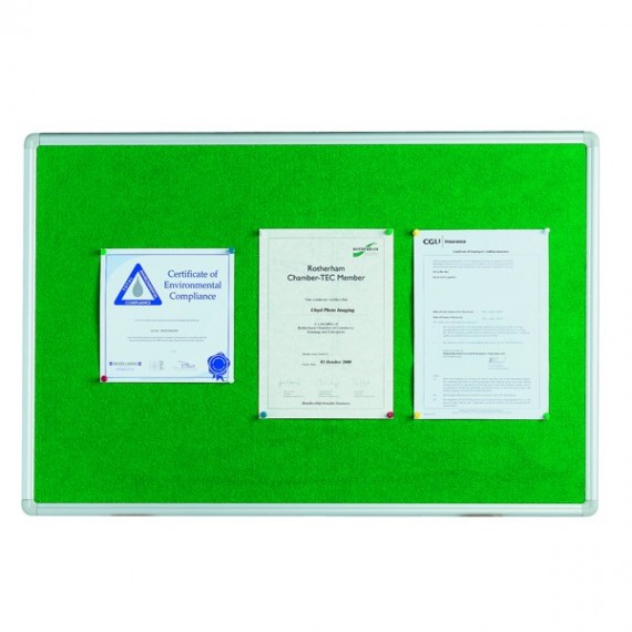 Q-Connect Noticeboard 900x600mm Green