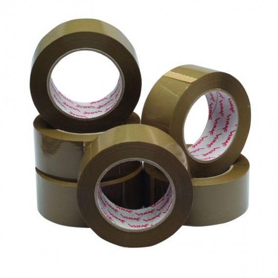 Brown Packaging Tape 50mmx132m Pk6