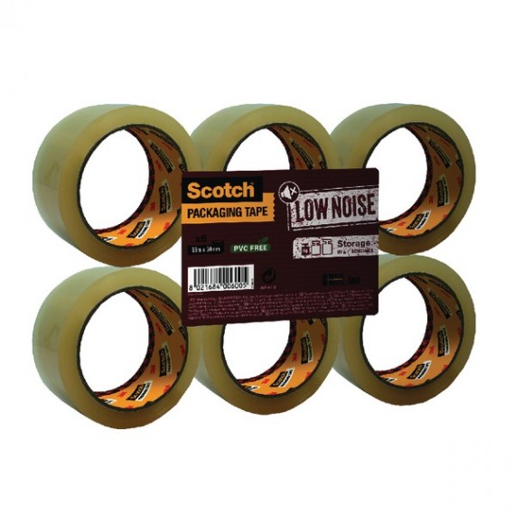 Scotch Low Noise Tape 48mmx66m 3707 Pk6