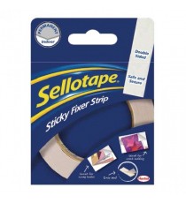 Sellotape Sticky Fixer Strip 25mm 484330
