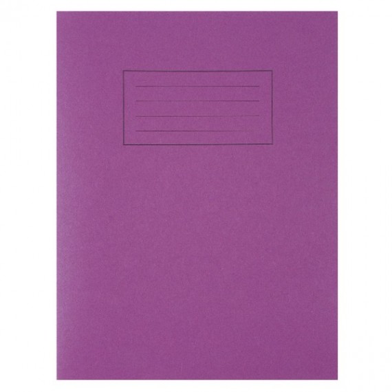 Silvine 9x7 Exer Book 80pp Ftm Purple