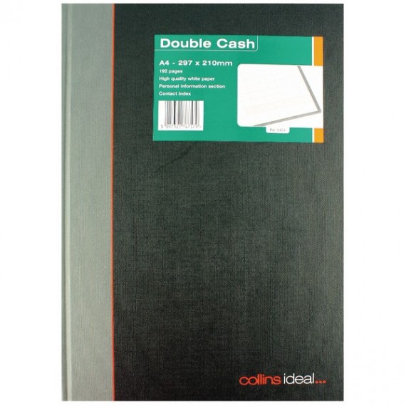 Collins Ideal Book A4 Double Cash 6424