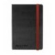 Black n Red Hard Cover A6 Notebook