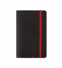 Soft Touch Black n Red Notebook A6