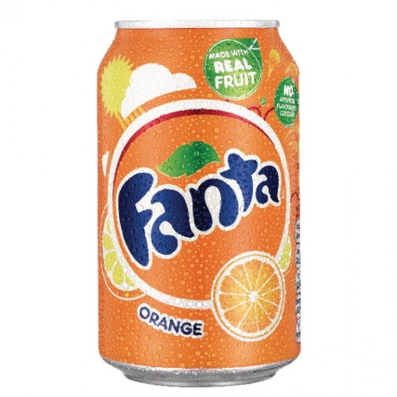 Fanta Orange Drink 330ml Cans Pk24