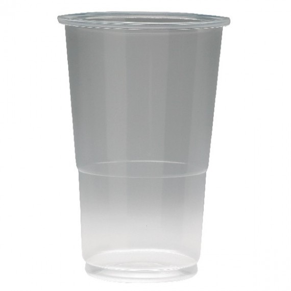 Plastic Half Pint Glass P50