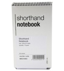 Spiral Shorthand Notebook 80Lf Pk10