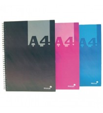 Silvine Luxpad Hardback Notebook A4 Pk6