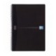 Oxford Card Wire Notebook A4 Black Pk5