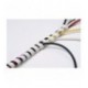 Dline Cable Tidy Spiral Wrap 2.5m Wht