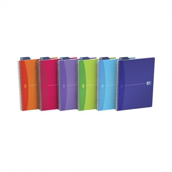 Oxford Poly Translucent Notebook A4 Pk5