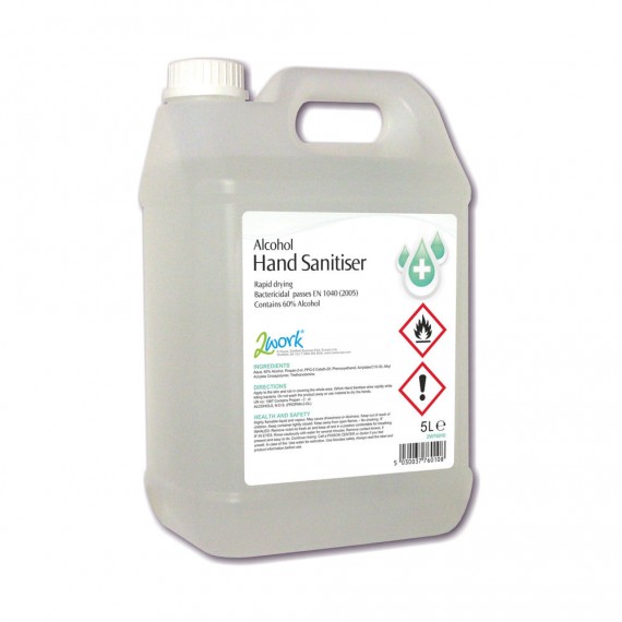 5L hand and surface sanitizer, Gel